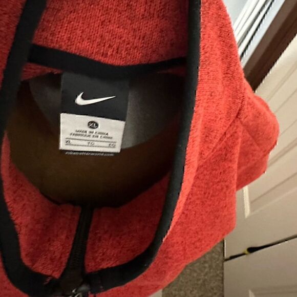 Nike Womens XL Reddish Orange Full ZIP Jacket - Picture 5 of 5
